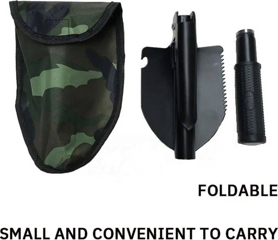 1 Stuk Ingenieur Shovel Militaire Schop Buiten Multifunctioneel Opvouwbaar Militair Shovel Kamperen Visschop Houweel