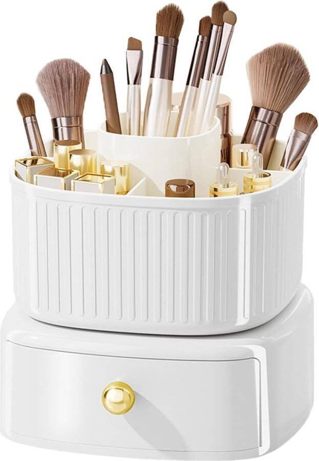 1 stuks cosmetica-organizer beauty-organizer cosmetica-make-uporganizer 360° cosmetica-organizer lippenstiftetui make-uptafel organizer voor kamerdecoratie slaapkamer badkamer