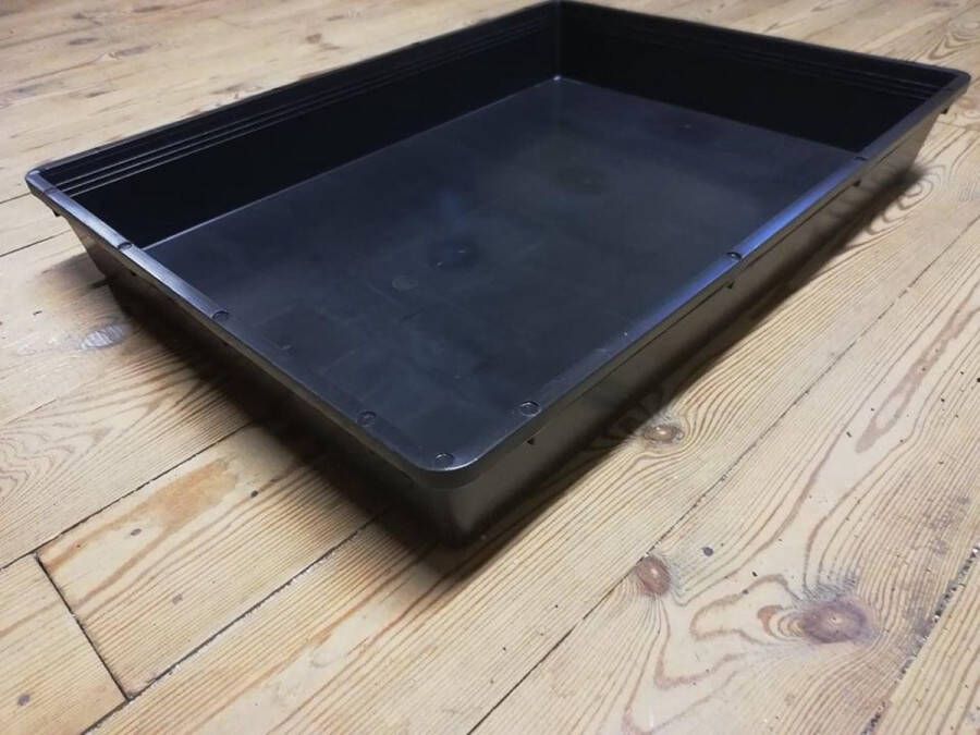 1 x Stevige kweekbak voor zaaitray of kweekpotjes (56x42x9cm) ZEER DUURZAAM Kweekbak Zaaibak Kweektray Stektray DIKKE PLASTIC