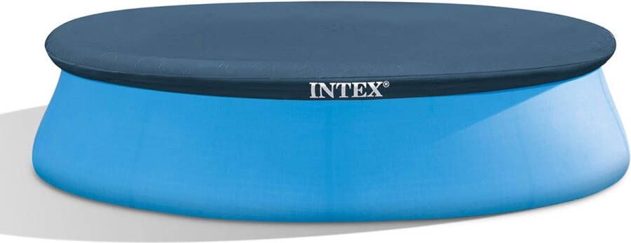 10 foot (3.05 m) Easy Set Swimming Pool Cover #28021. Round cover measures 2.8 m (9.4 ft) suitable for Intex pools with base diameter of 3.05 m (10 foot)