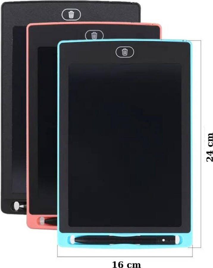 10 Inch LCD Schrijfbord Roze takentablet LCD Tekentablet kinderen Tekenbord kinderen Grafische tablet kinderen Kindertablet Roze kindertablet vanaf 3 jaar