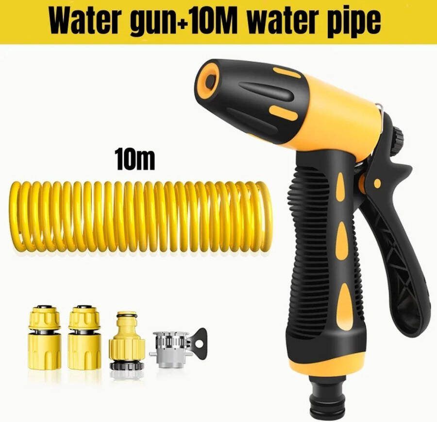 10 Meter Telescopische Waterpijp Met Hoge Druk Nozzle – Auto Was Set Met Uitschuifbare Tuinslang Voor Hogedrukreinigers Waterpijp Tuinslang Reinigingsaccessoires