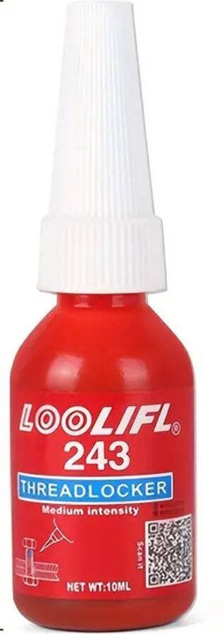 10 ml schroefdraadborging. Schroefdraad borging Vloeibaar borgmiddel anaerobe lijm schroefdraadmiddel Vergelijkbaar met Loctite 243 lijmen van bouten schroeven moeren tapbouten etc