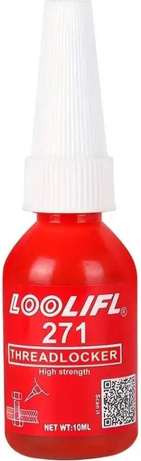 10 ml schroefdraadborging. Schroefdraad borging Vloeibaar borgmiddel anaerobe lijm schroefdraadmiddel Vergelijkbaar met Loctite 271 lijmen van bouten schroeven moeren tapbouten etc