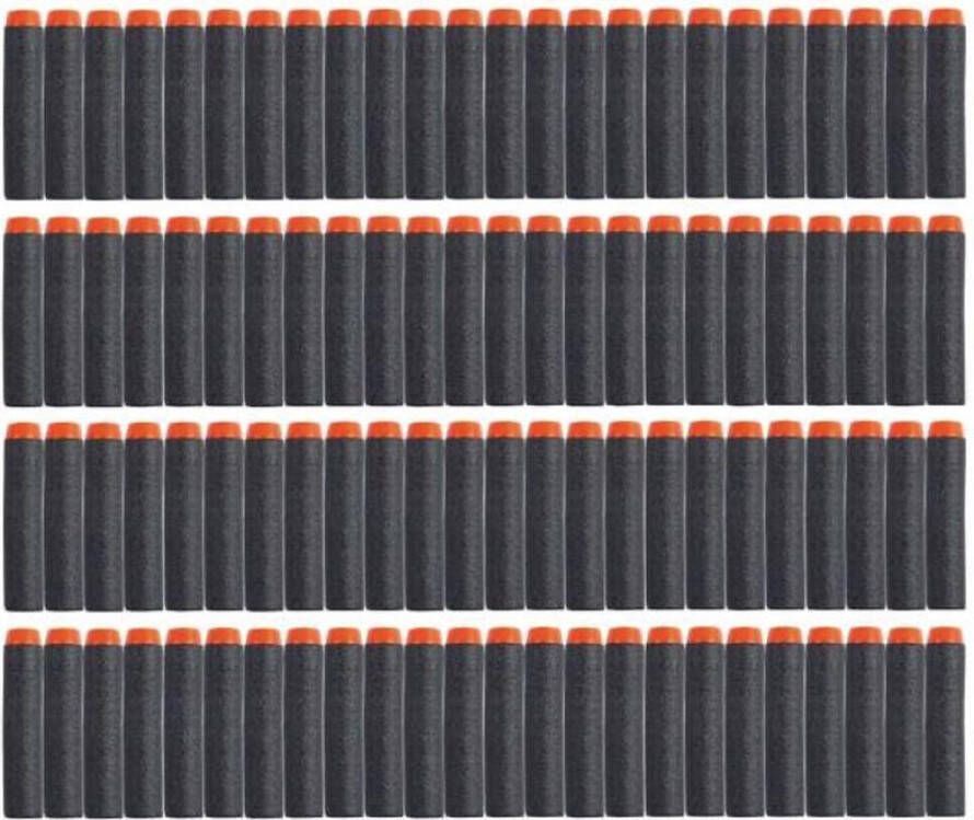 10 Pijltjes Darts Bullets geschikt voor Nerf Blasters Speelgoedblaster pijltjes Zwart