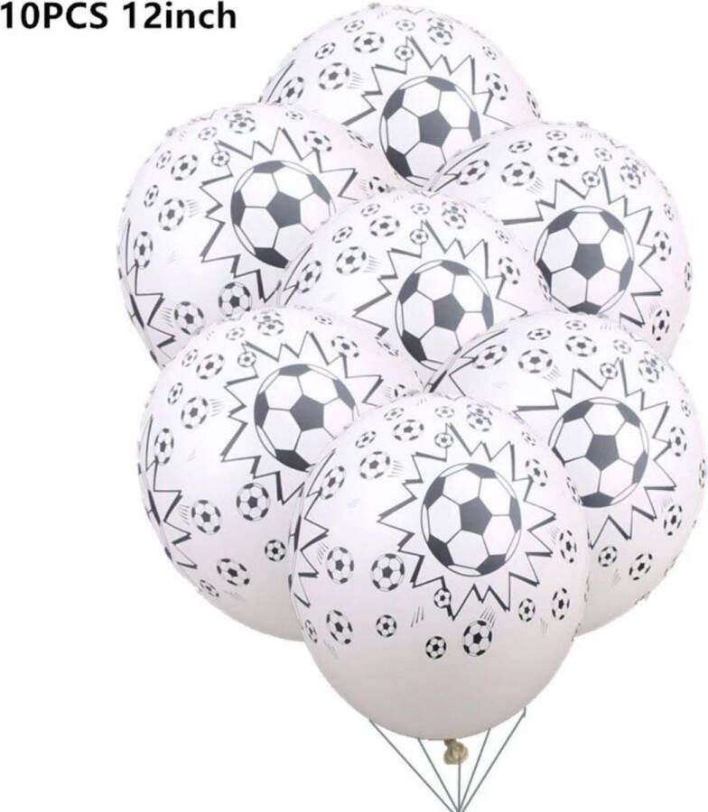 10 stuks ballonnen voetbal