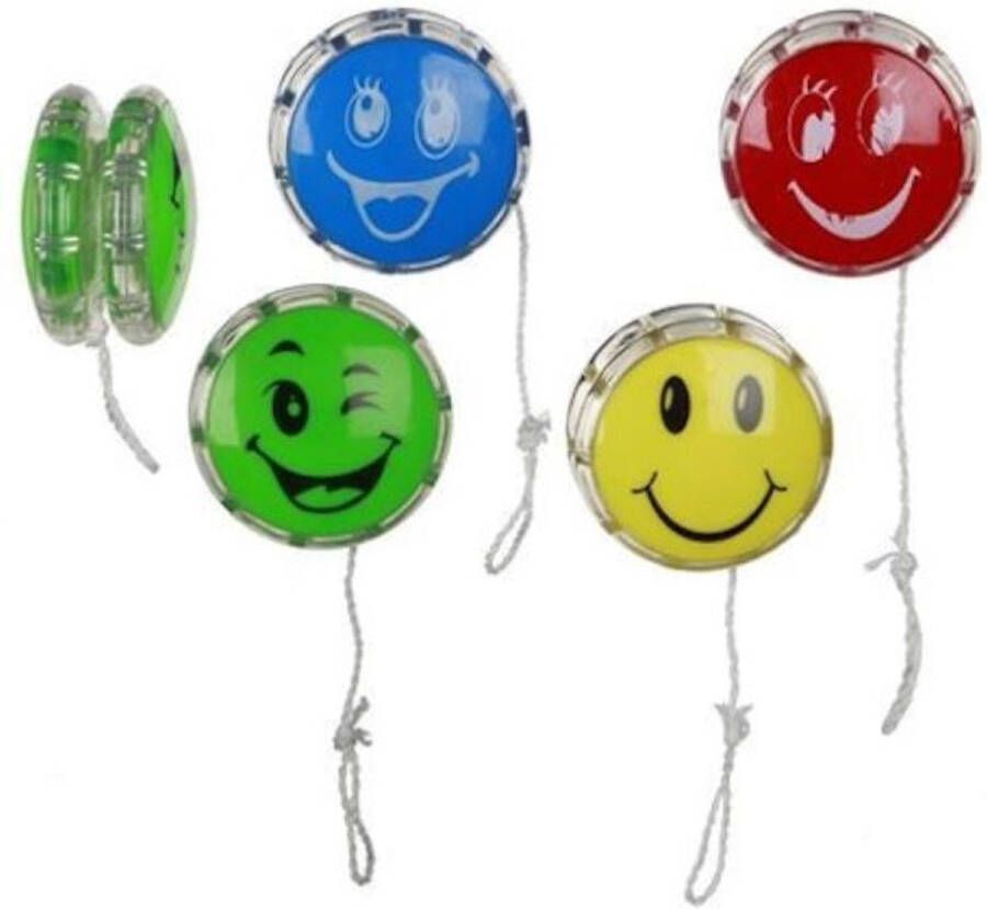 10 stuks jojo smiley multicolor 4 5 cm uitdeelcadeautjes