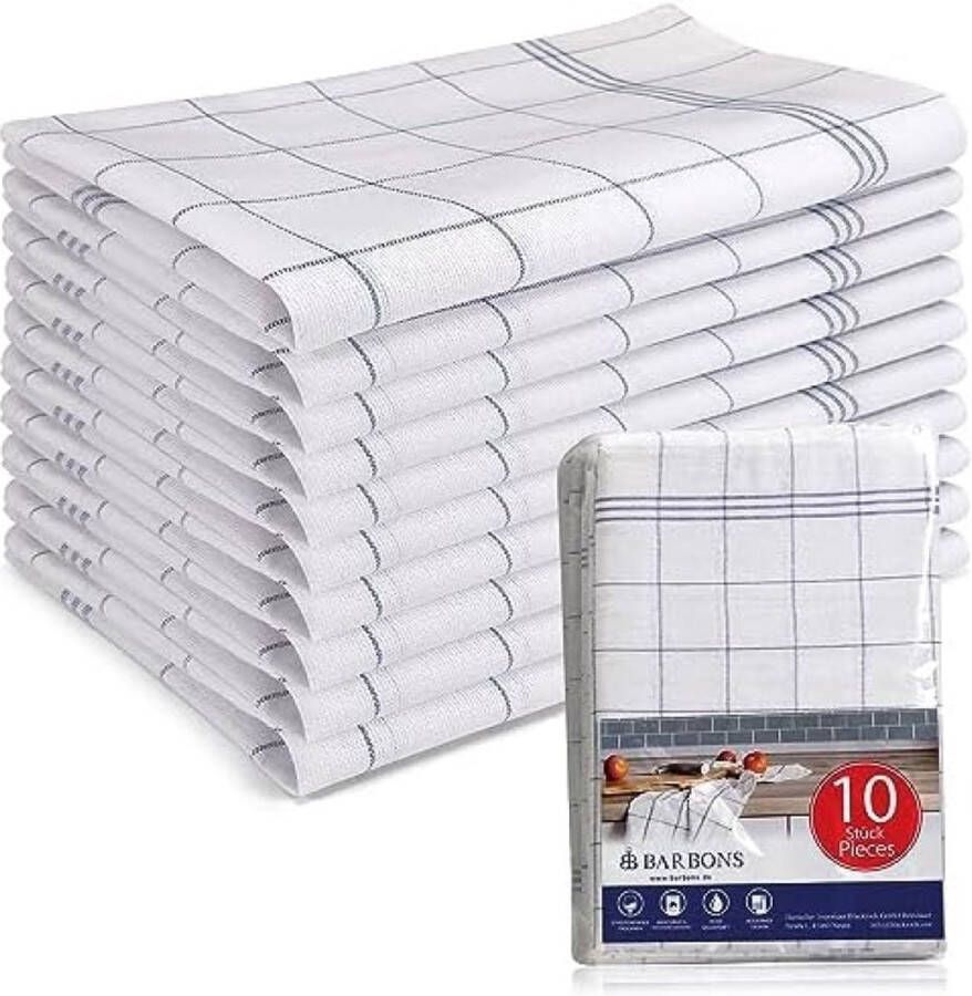 10 stuks katoenen keukenhanddoeken katoenen theedoeken keuken doek 47x68 cm