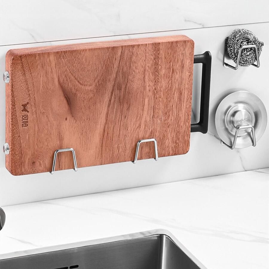 10 stuks Universele Roestvrijstalen Wandhaak met 3M Zelfklevende Tape -Ideaal voor Keuken Badkamer en Meer-zilver