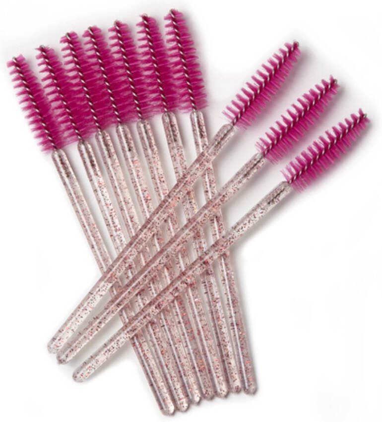 10 Stuks Wimperborstel voor Wimper Extensions Mascara brush Wenkbrauw brushes Wegwerp Wimper Borsteltjes Set Wenkbrauw Kwast- 10 stuks