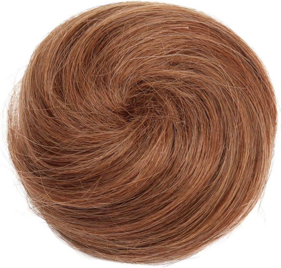 100% ECHT HAAR Knot Opsteekkapsels Haarstukje Haarbroodje Hepburn Knotje Haarelastiekje Brui