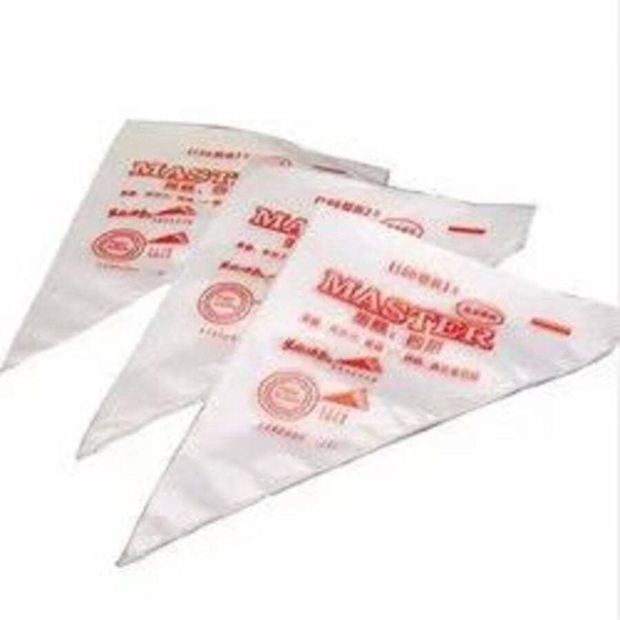 100 Pack Wegwerp Slagroom Spuitzakken Medium Garneerspuit Spuitzak