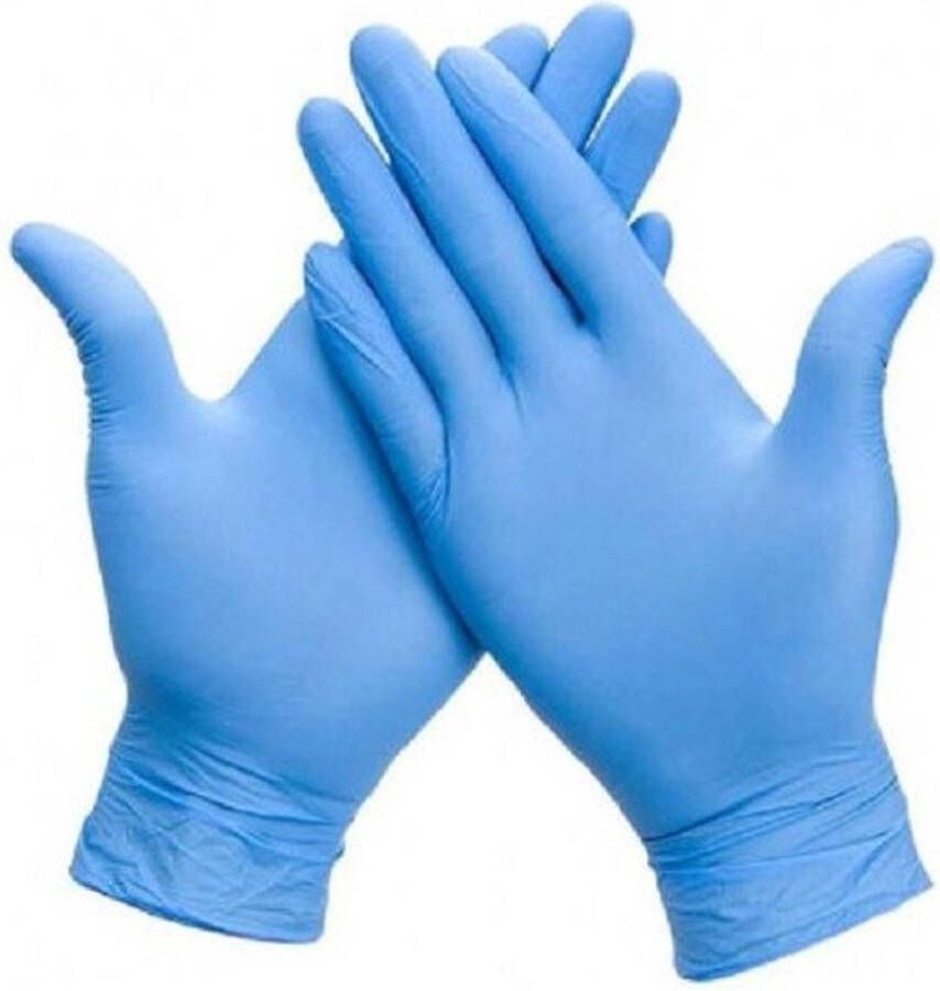 100 stuks Nitrile Nitril Maat Large L Wegwerp handschoenen wegwerphandschoenen Latex Vrij Poedervrij