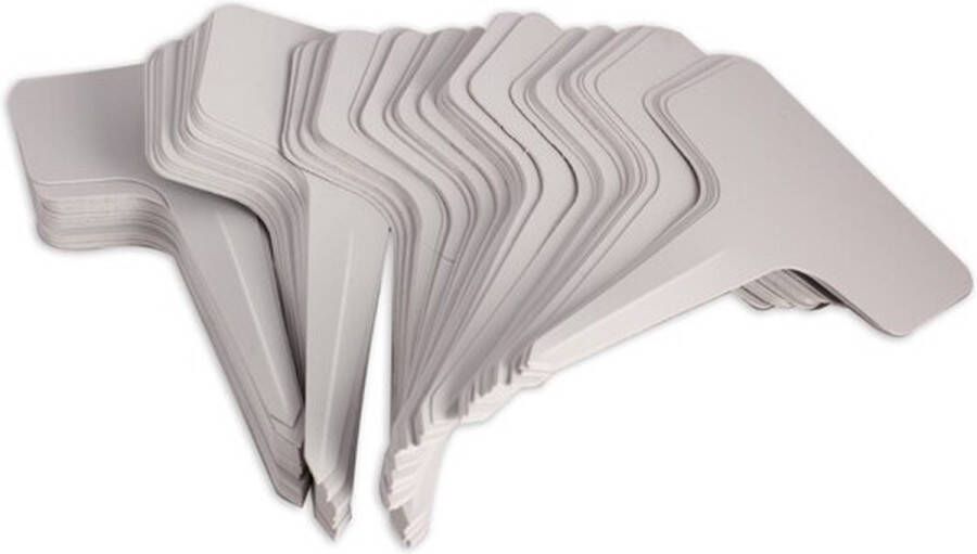 100 stuks Plantenlabels Plantenstekers Steeketiketten Wit