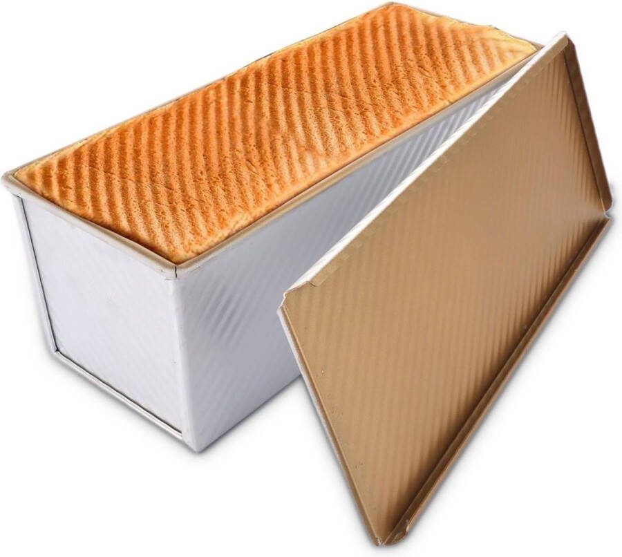 1000 g broodbakvorm met deksel aluminium anti-aanbak broodbakvorm voor brood toast 34 x 135 x 12 cm
