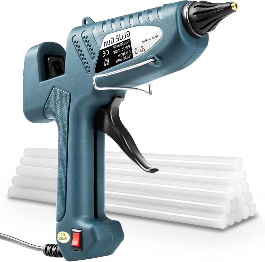 100W hete lijmpistool 11mm lijmsticks professioneel DIY kunst en ambacht snelle reparaties