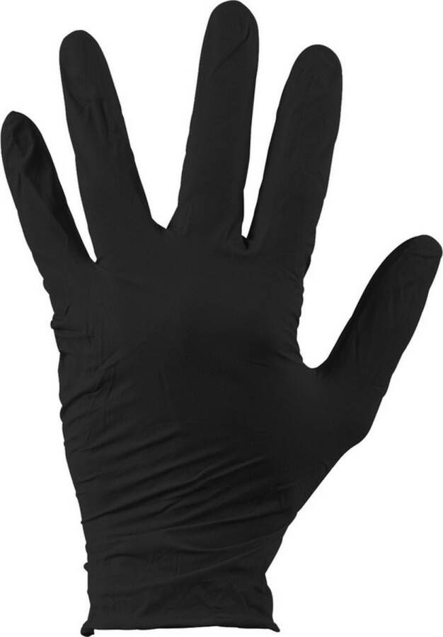 100x Nitril wegwerphandschoenen maat Extra Large XL Anti bacterien anti-bacterieel handschoenen