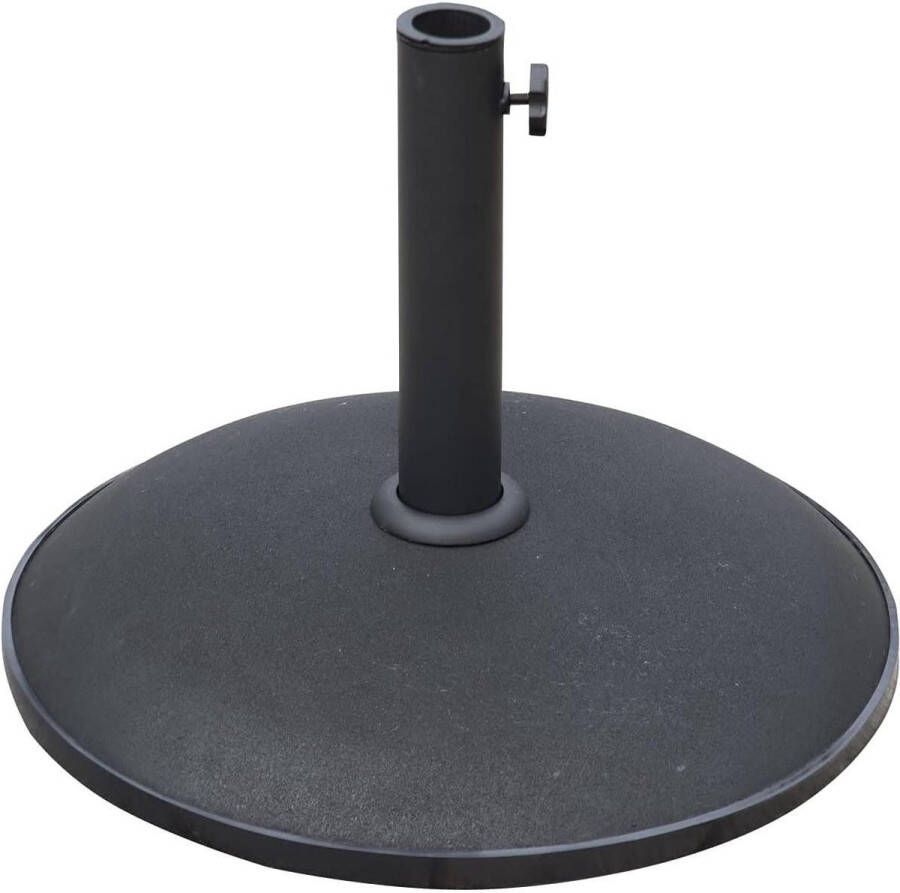 10kg beton ronde paraplu parasol basisgewicht standaard patio outdoor zwart diameter 50cm Ram parasolvoet op wielen