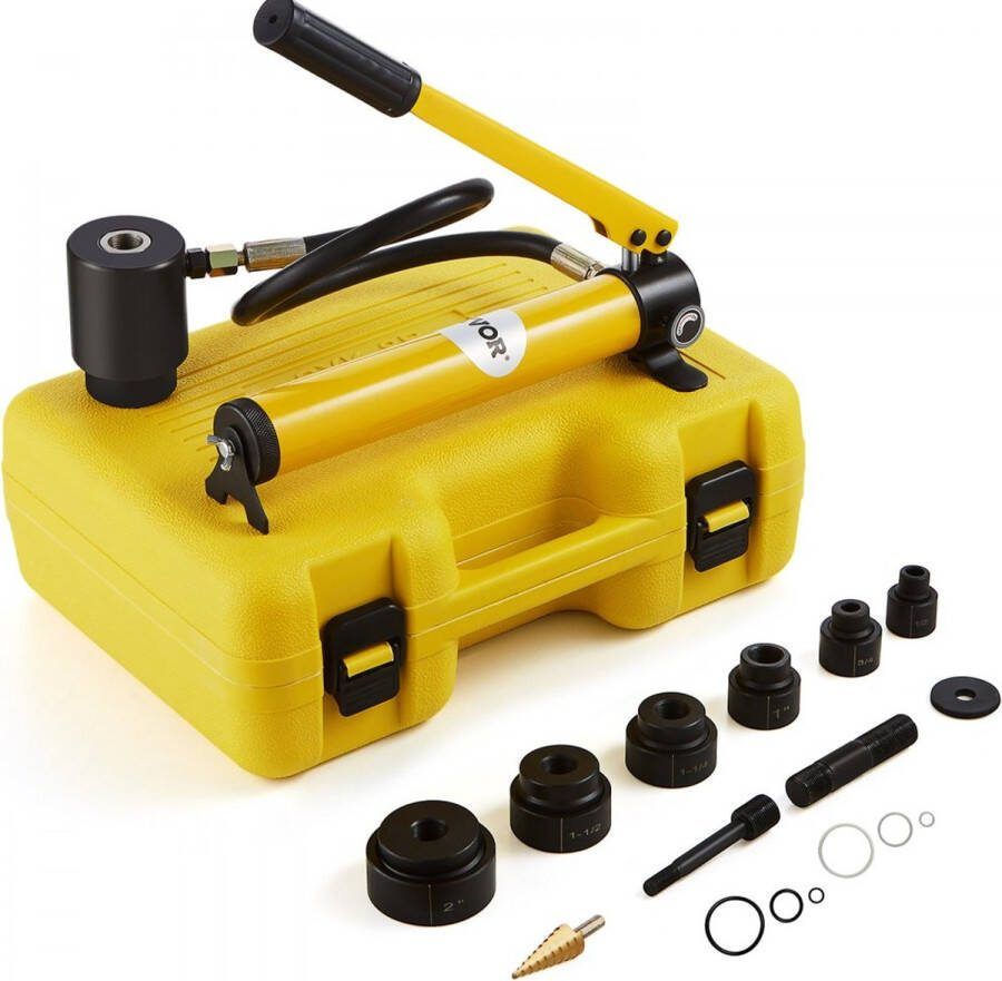 Dakta 10t Hydraulische Perforator Cilinder Efficiënte Hydraulische Pomp Set 6 Ponsen