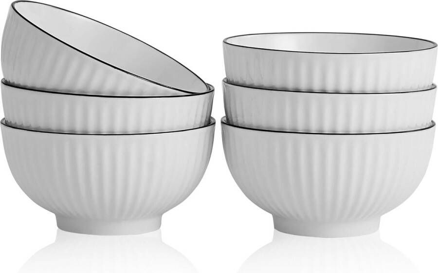 11 cm kleine kommen set van 6-10 oz witte keramische kommen voor dessert ijs rijst soep snack onderdompelen in de magnetron vaatwasmachinebestendig