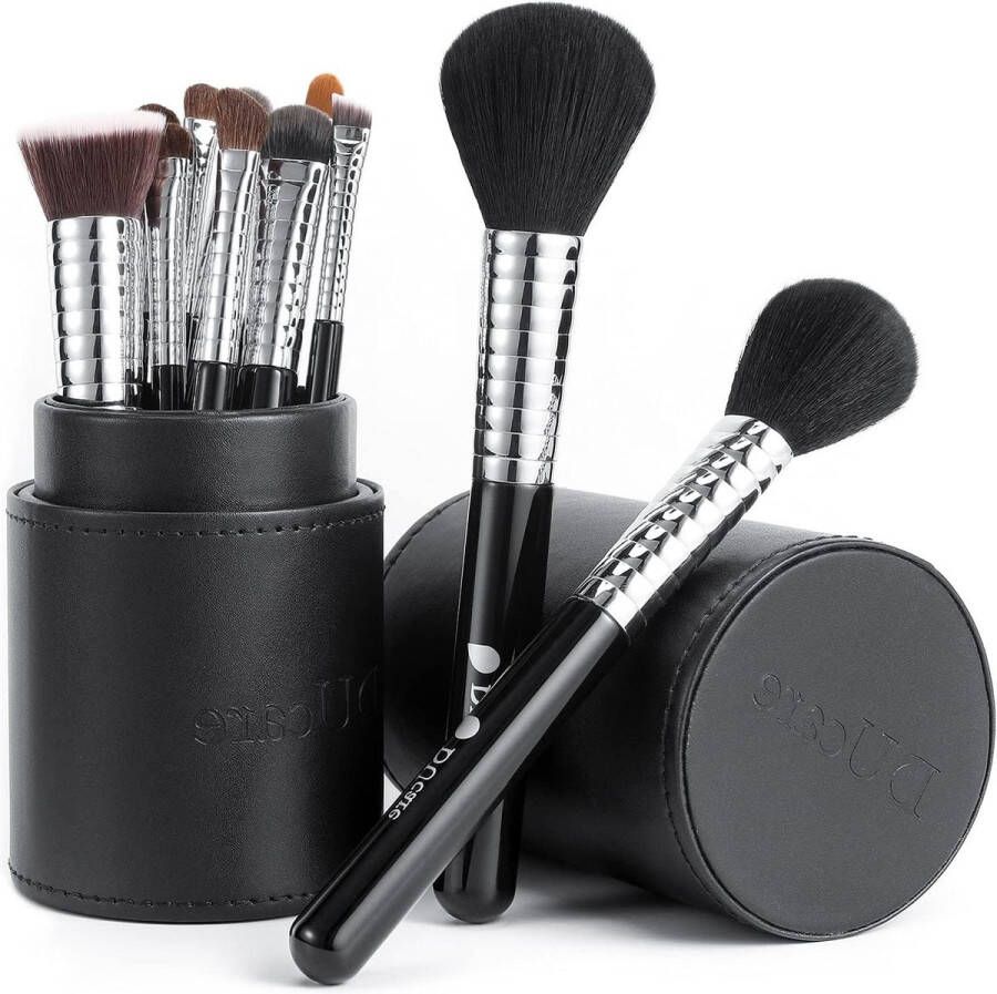 11-delige professionele make-upkwastenset met synthetische borstelharen voor foundation-blending rouge eyeliner en oogschaduw