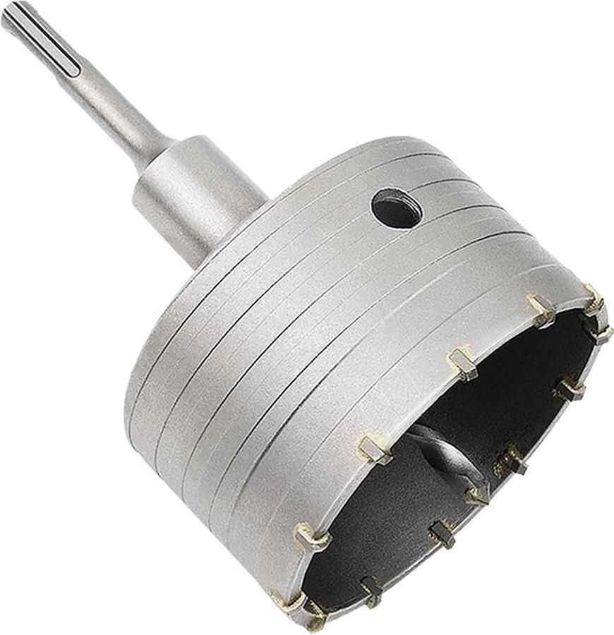 110mm SDS Plus Adapter Carbide Gatenzaag Boor Tungsten Tips Holle Gat Cutter voor Baksteen Beton Cement Stenen Muur 100mm + 110mm SDS Plus Adapter