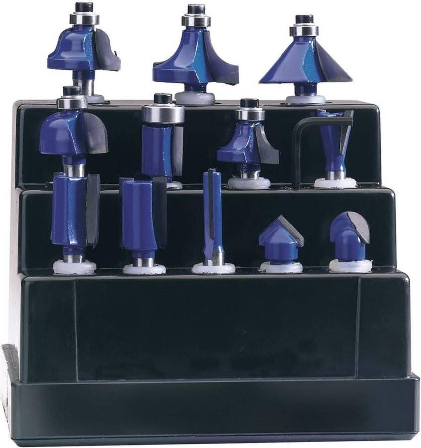 12-delige 1 4-inch TCT Router Bit Set 72892