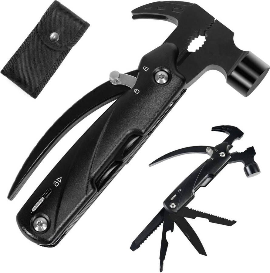 12-in-1 Multitool Tang Opvouwbaar Zakgereedschap van Super Gehard Roestvrij Staal Camping & DIY Survivalkit