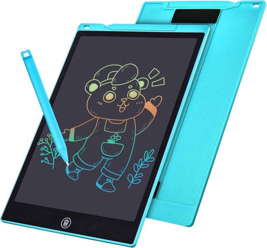 12 inch kleurrijk lcd-schrijfbord elektronische tablet voor meisjes blauw Tekenbord