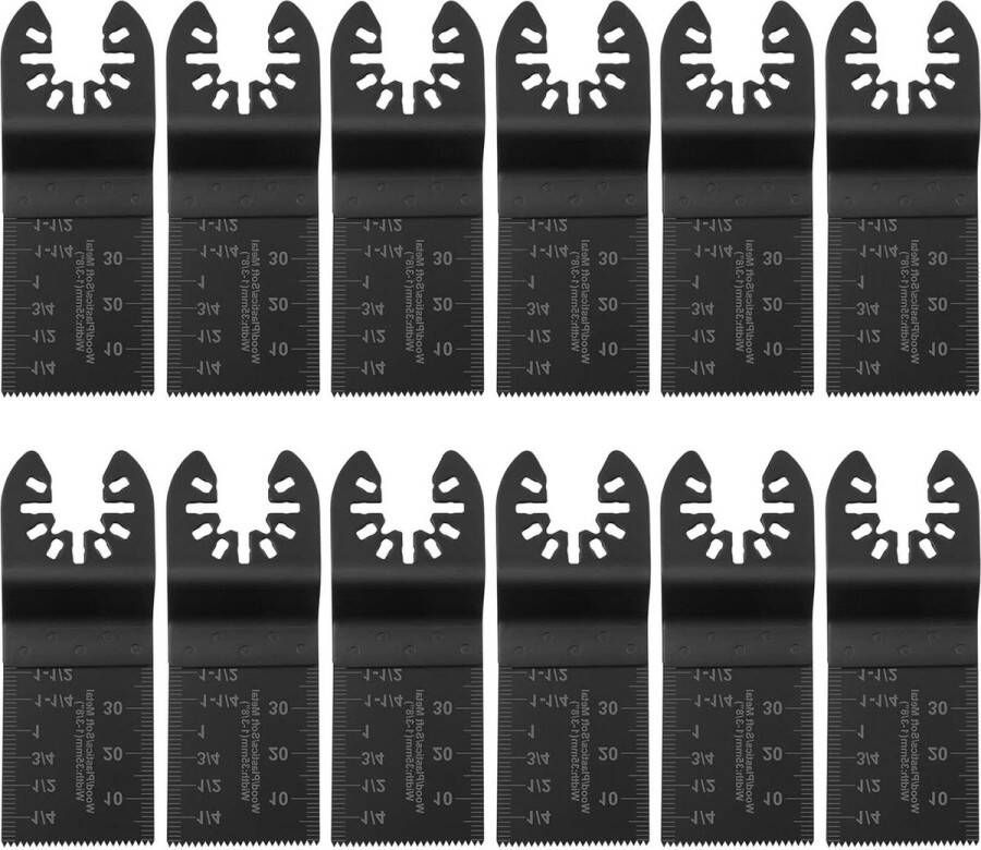 12 STKS oscillerende zaagbladen hout metaal plastic Quick Release Blades universele multitool blades oscillerende zaagbladen