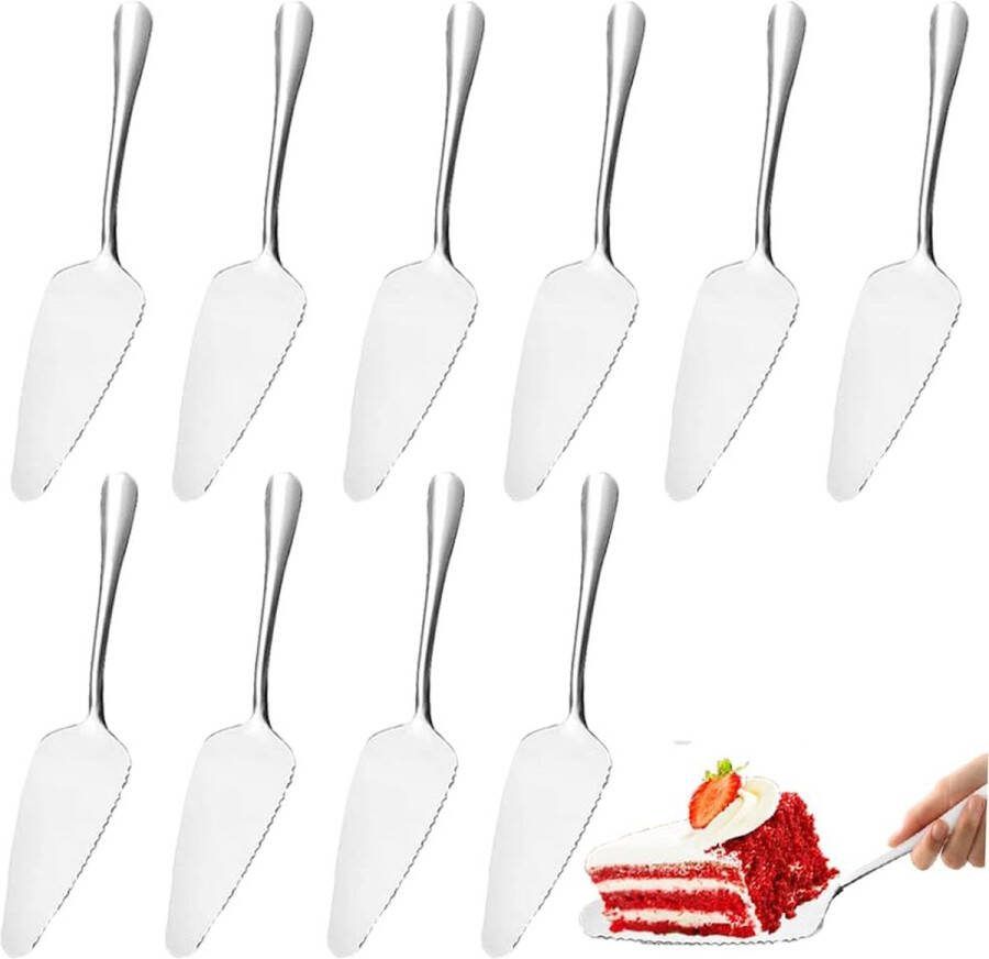 12 stuks taartschep van roestvrij staal roestvrij staal taartschep taartmes set taartschep voor keukens restaurants feesten