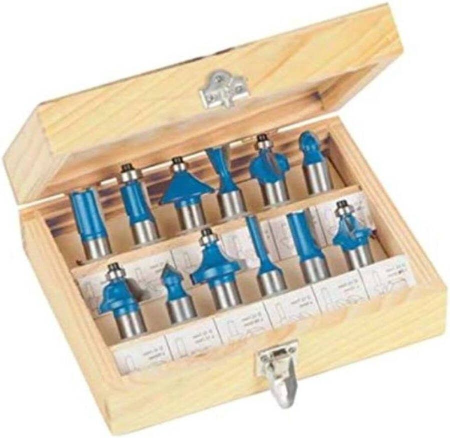 1 2 TCT Router Bit 12-delige Set Topkwaliteit Voor houtbewerking