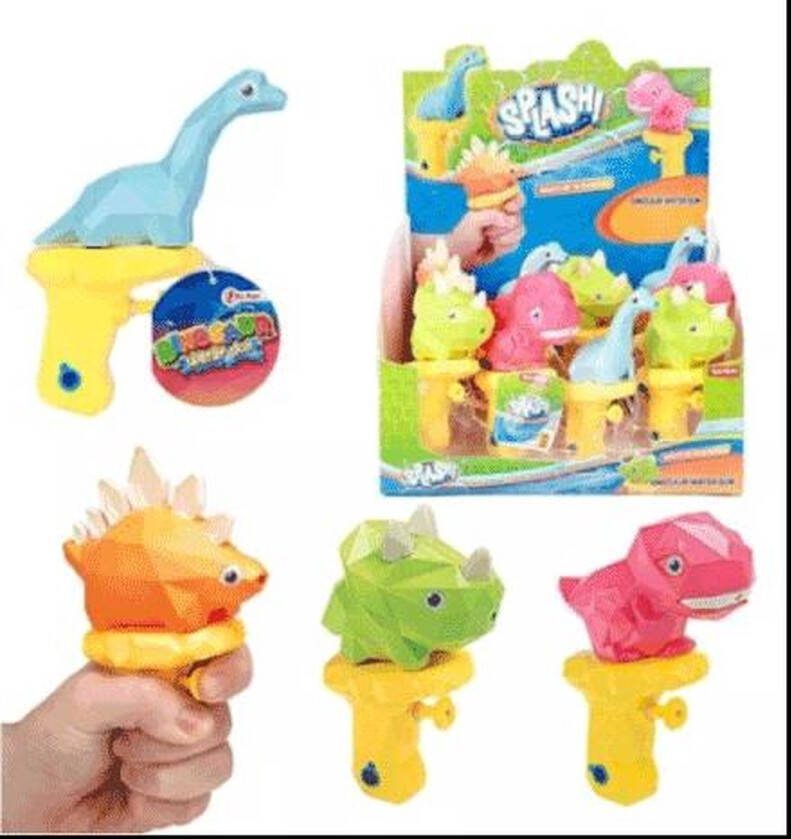 12 waterpistool Dino geblokt