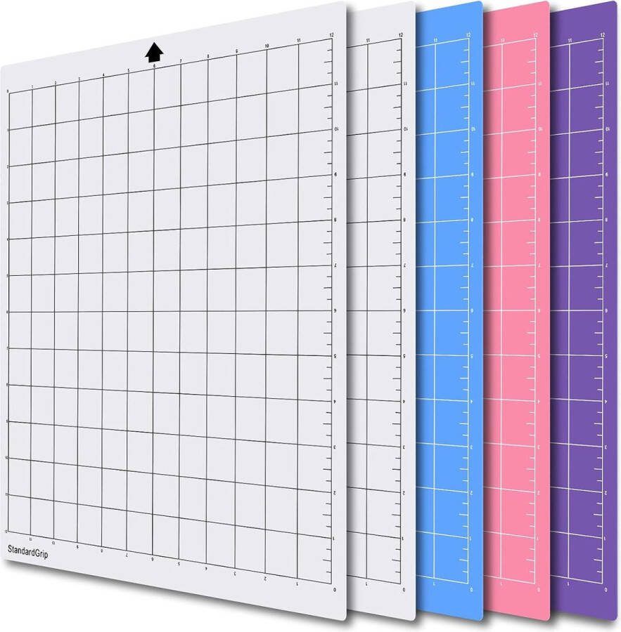 12 x 12 snijmat voor Silhouette Cameo Plotter 4 3 2 1 5 stuks vervangende snijmat standaard grip Lightgrip Stronggrip FrabricGrip lijm kleverige mat voor Silhouette Cameo Viny Craft