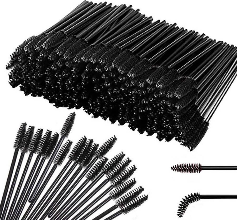 120 wegwerp-wimperborstels wimperkam mascara kwast wenkbrauwmascara borstel voor make-up