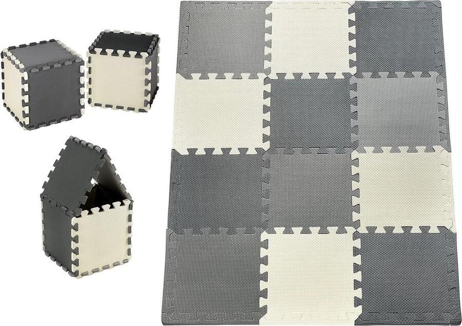 120x90x12cm Puzzelmat voor Baby's Grote Geurloze Speelmat voor Jongens en Meisjes Vrij van Schadelijke Stoffen Kruipmat