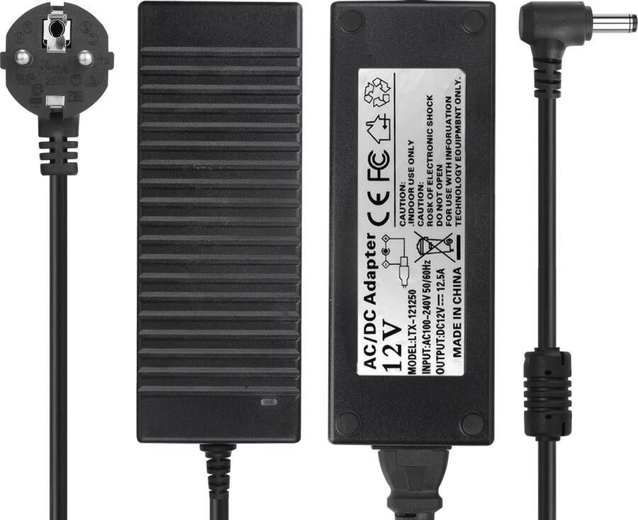 12.5A 12V DC 100-240V LED Strip Adapter Stroomvoorziening