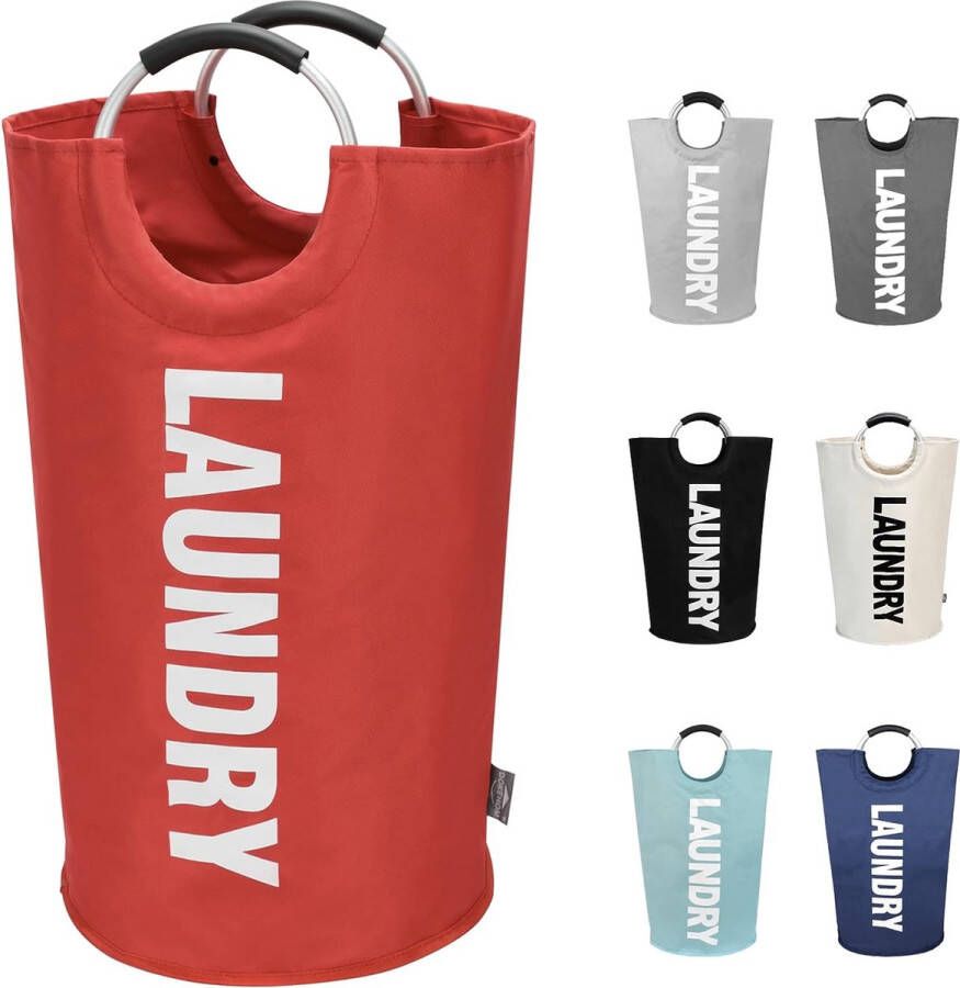 125L Large Foldable Laundry Baskets (7 Colours) Foldable Laundry Bags Clothes Bag (Red XL) Disposable