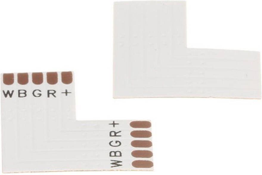 12mm 5-Pin L PCB Connector voor RGB SMD5050 LED strips 1 Stuk