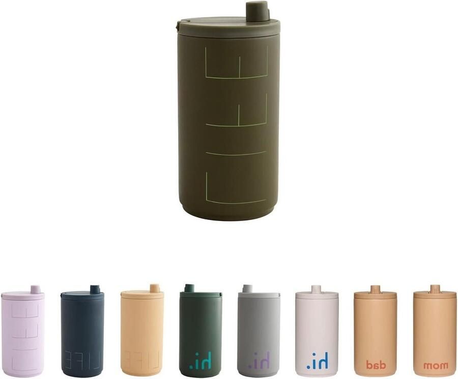 12oz Vacuüm Geïsoleerde RVS Vrouw Koffie Reismok Unieke Sluiting Lekvrije Tumbler Warm Koude Drank Thermoskan
