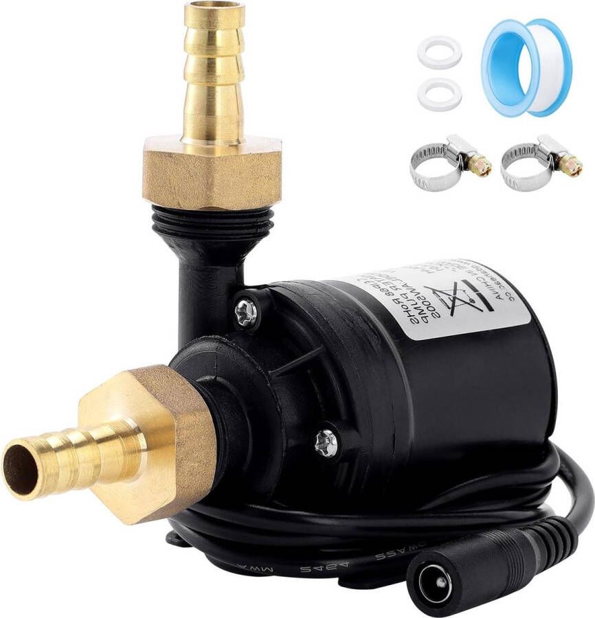 12V mini brushless submersible water pump amphibious pump drive adapter for solar aquarium pond fish tank water circulation