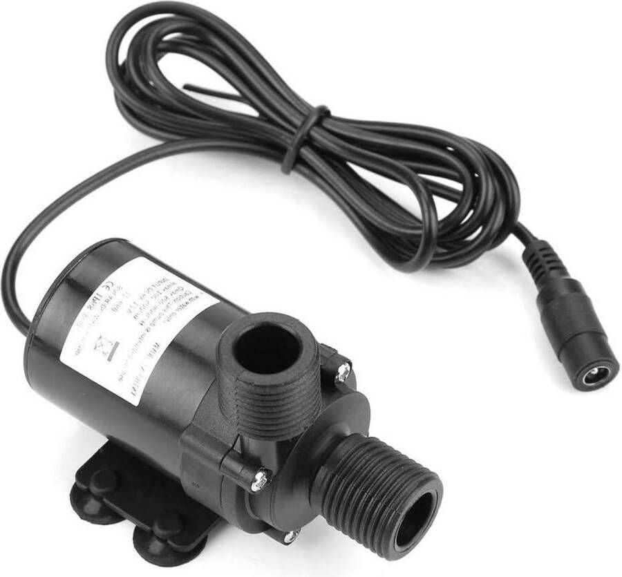 12V Mini Water Pump -40~100℃ Hot Water Pump 650L H Low Noise Brushless DC Water Pump Solar Heater