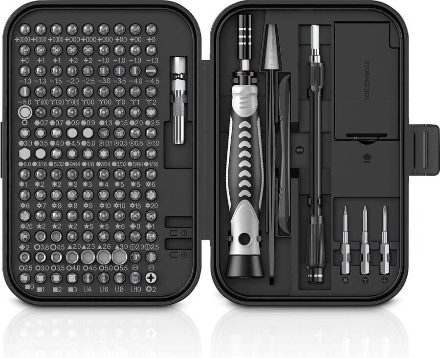 130 in 1 magnetische precisiemechanische schroevendraaierset fijnmechanica gereedschapsset Torx bit mini-schroevendraaierset voor iPhone laptop speelgoed horloges camera bril