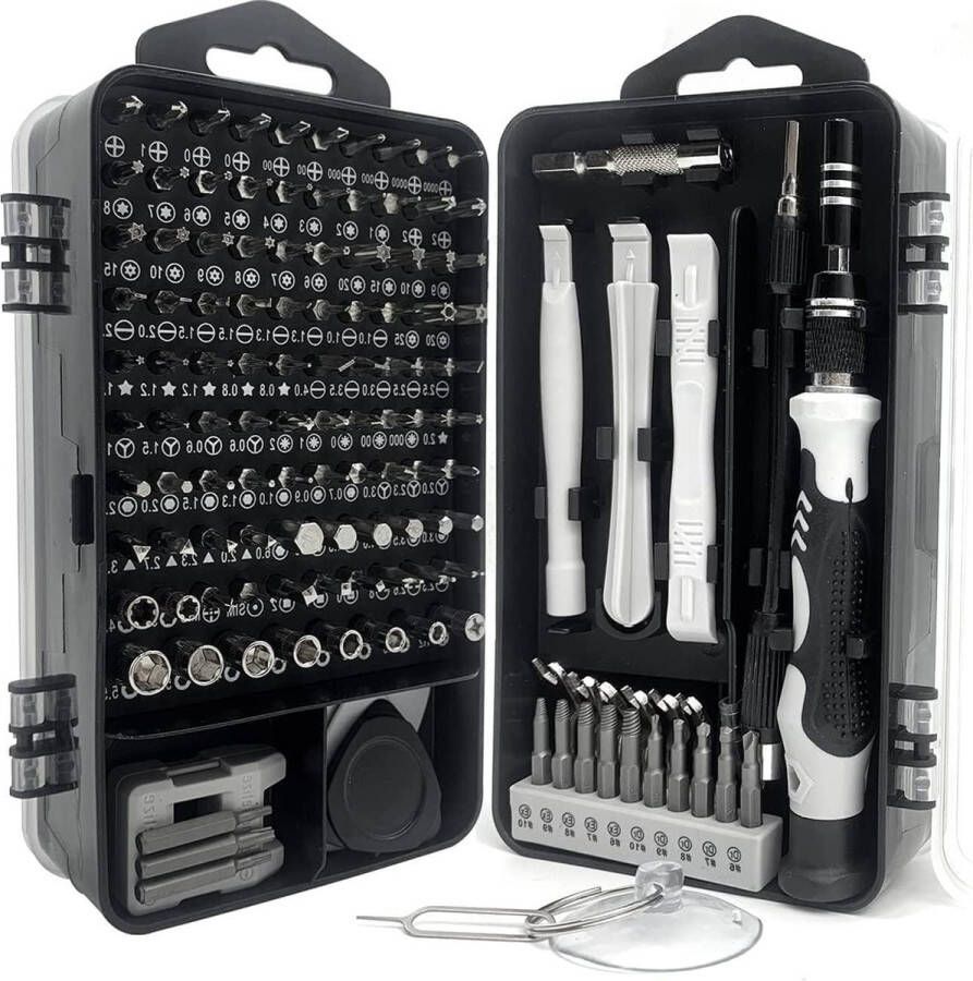 138 in 1 precisie schroevendraaierset magnetisch voor elektronica reparatie laptop PC mobiele telefoon bril