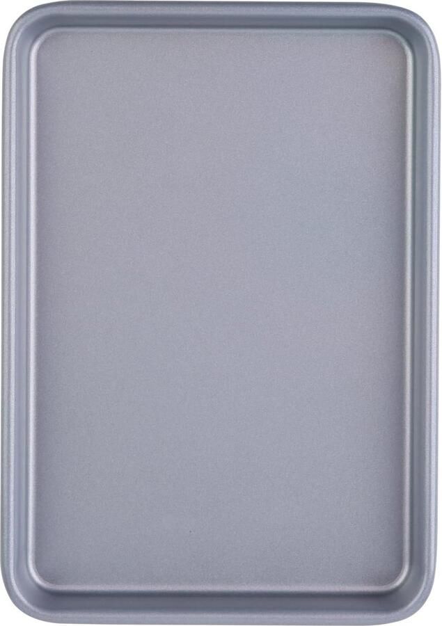 15 5 inch ovenlade set 2-delige zware bakplaat anti-aanbakpan (lichtgrijs)
