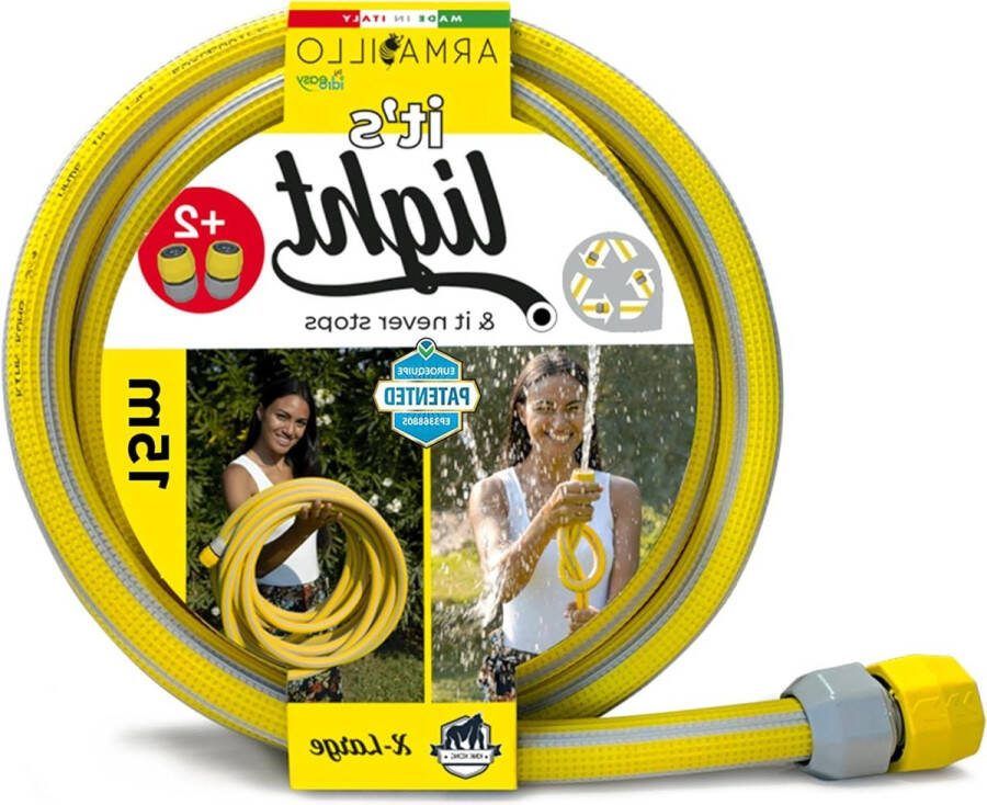 15 meter Idroeasy Superlight Tuinirrigatie Waterpijp Antiknoop Anti Torsie Irrigatie Slang Water Tuinslang Anti Kink Anti Torsie
