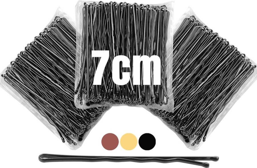 150 stuks haargrepen 7 cm 2 75 inch Bobby Pins Zwarte haarspelden Lange Kirby Grips voor Vrouwen Meisjes Haaraccessoires Ideaal voor alle soorten make-up en haarstyling