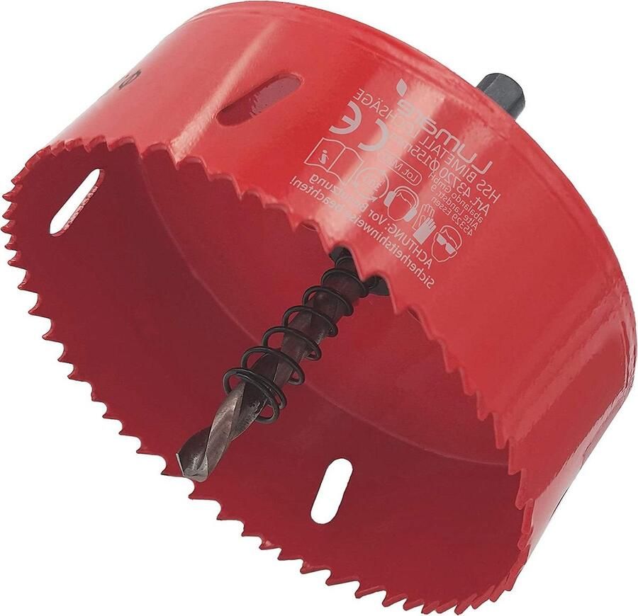 155mm Universele Hss Bimetaal Gatenzaag Gatsnijder voor Aluminium Hout Gietijzer Met 1 4 Schroefdraad