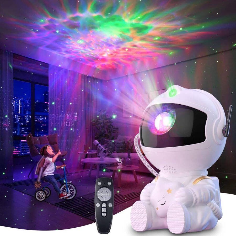 16-modi 360° rotatie sterrenhemelprojector met afstandsbediening galaxie led nachtlampje volwassenen