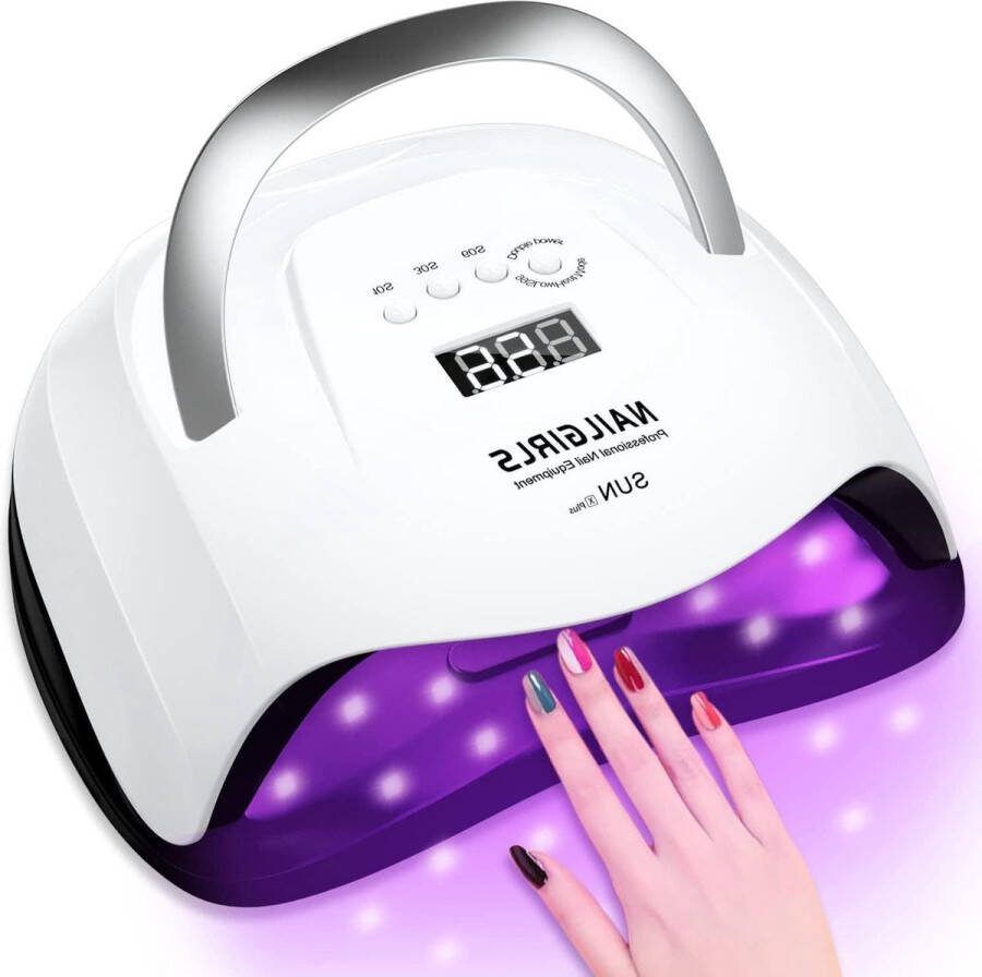 168W Led UV Lamp Nagellamp met 4 Timers 42 Lichtparels Autosensor LCD Display Voor Gelnagels Vingers Teennagels Nageldroger